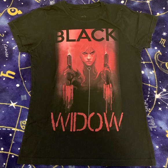 Marvel Superhero Girl Power Black Widow Shirt - Picture 1 of 4